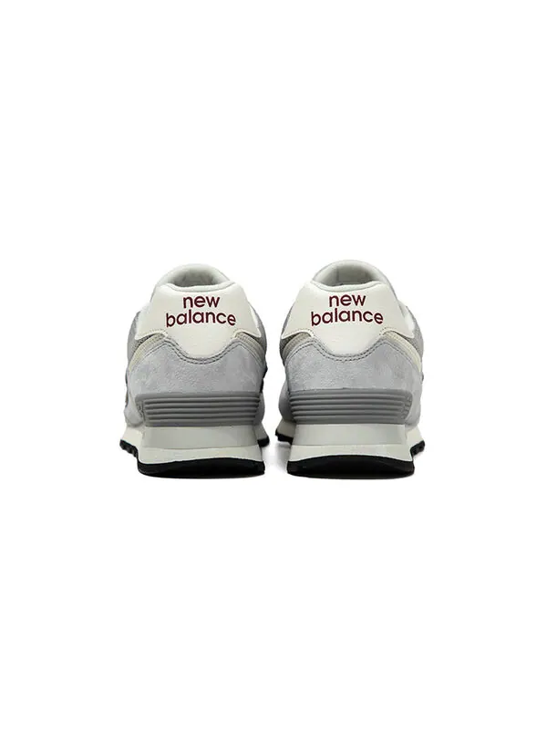 Кроссовки 574 'rain cloud white' New Balance — изображение 4 из 4, серый/белый