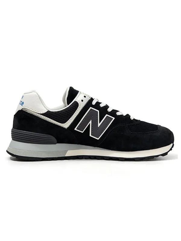 Кроссовки 574 New Balance — изображение 2 из 4, черный/белый