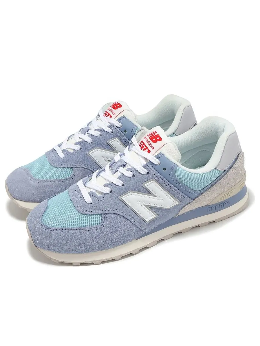 Кроссовки New Balance 574 'Blue Lagoon Purple' — изображение 3 из 5, синий/фиолетовый