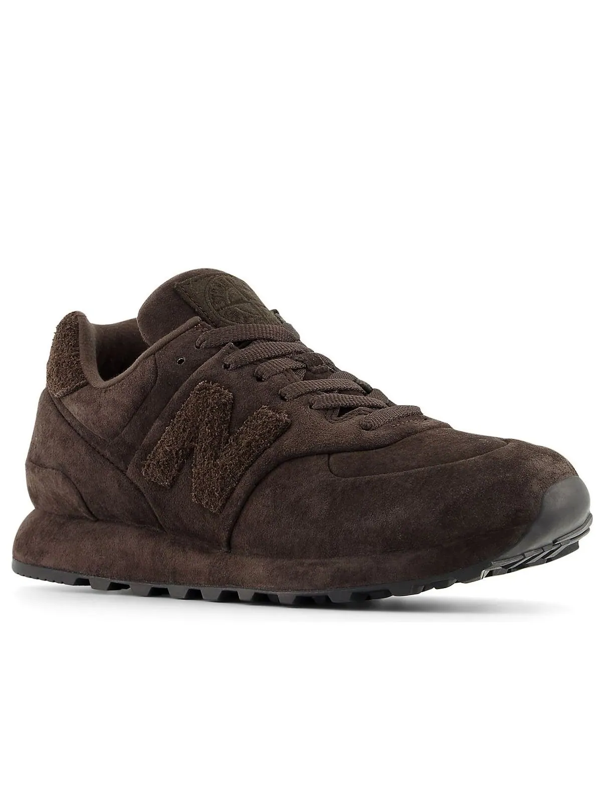 Кроссовки New Balance x Stone Island 574 Legacy Ghost 'Dark Brown' — изображение 4 из 5, коричневый