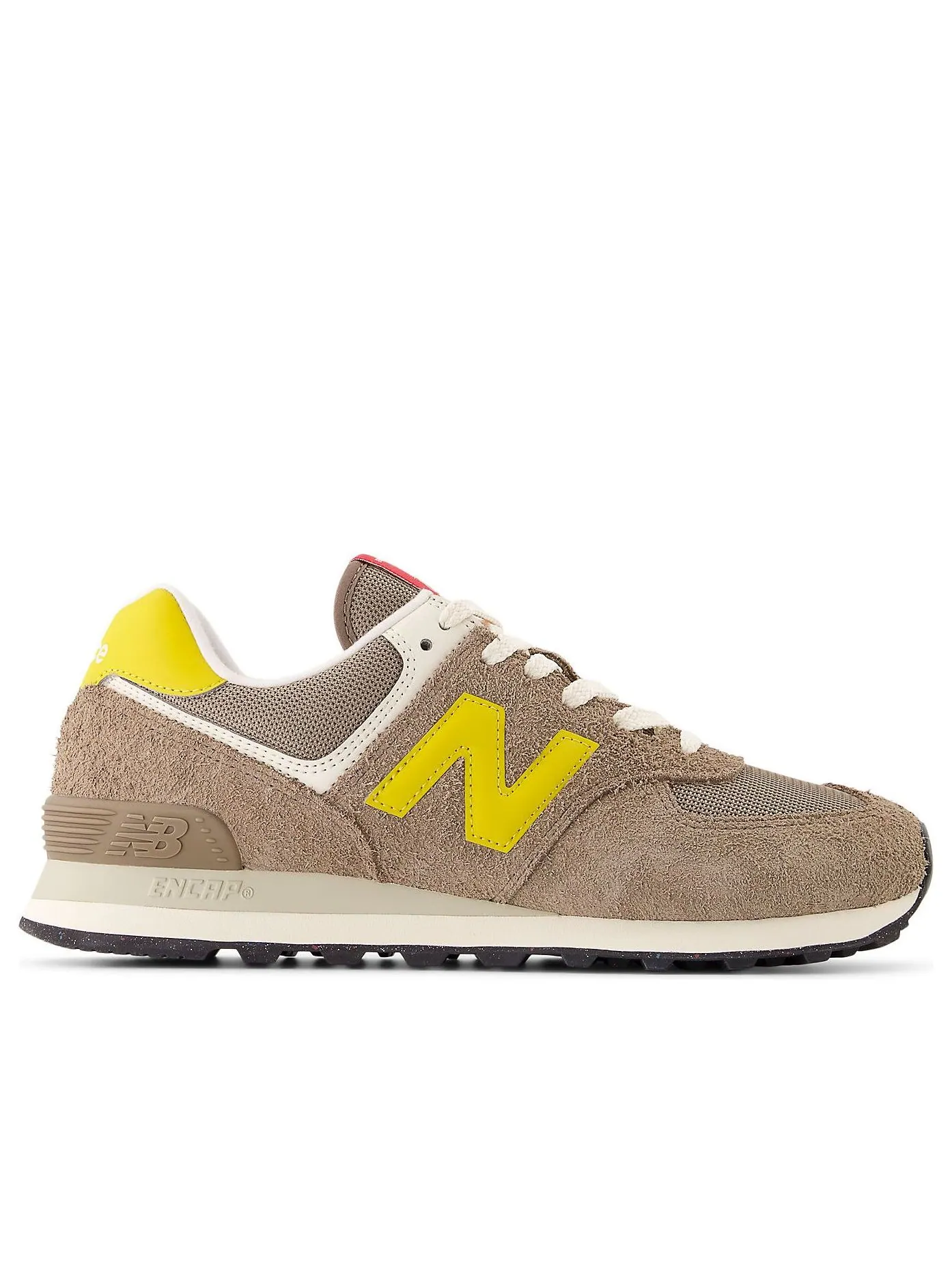 Кроссовки New Balance 574 'Mushroom Ginger Lemon' — изображение 5 из 5, коричневый