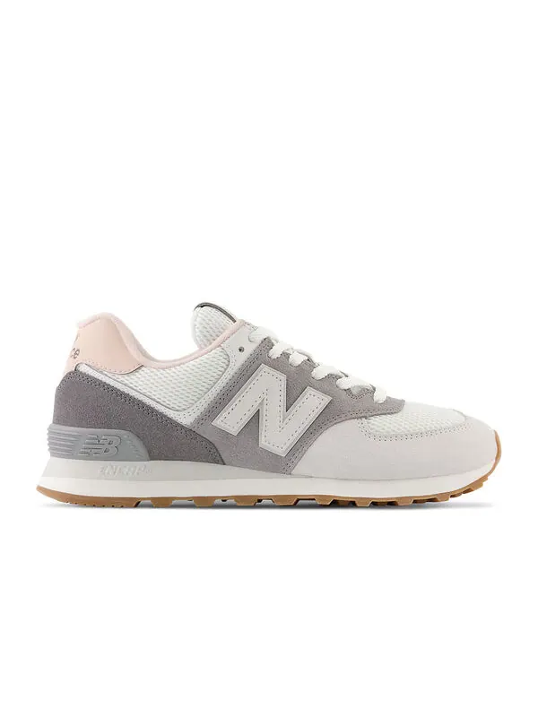 Кроссовки 574 кроссовки на шнуровке New Balance — изображение 2 из 4, серый/белый/розовый