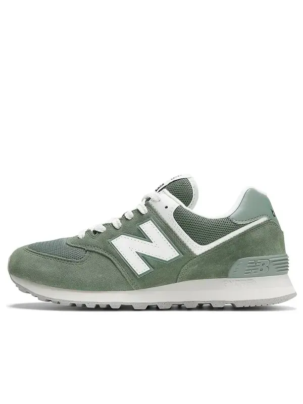 Кроссовки 574 New Balance — изображение 1 из 4, зеленый/белый