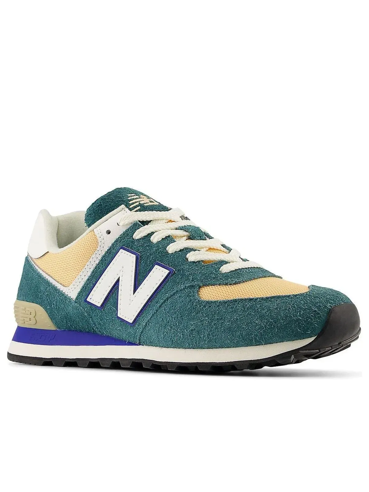 Мужские кроссовки с низким верхом New Balance 574 — изображение 2 из 5, зеленый