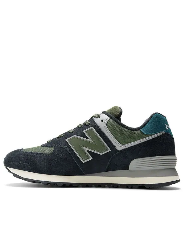 Кроссовки 574 New Balance — изображение 2 из 4, черный/серый