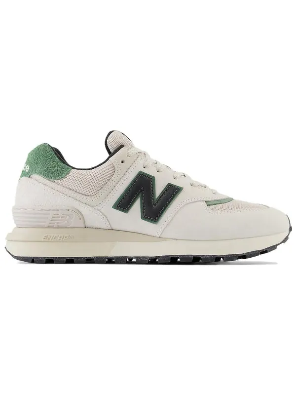 Кроссовки 574 legacy 'white black green' New Balance — изображение 2 из 4, белый/черный