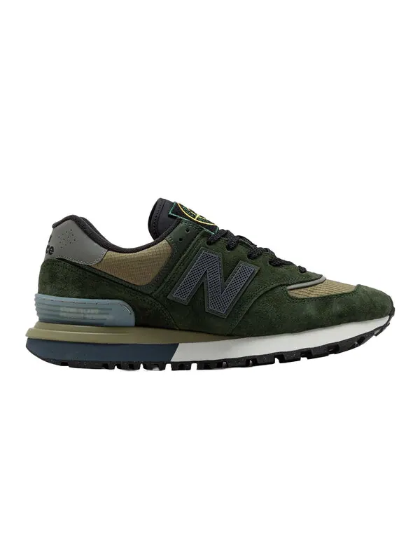 Кроссовки New Balance 574 Legacy в зеленом цвете — изображение 2 из 5