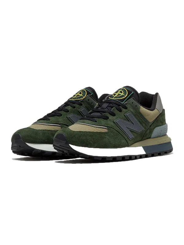 Кроссовки New Balance 574 Legacy в зеленом цвете — изображение 3 из 5