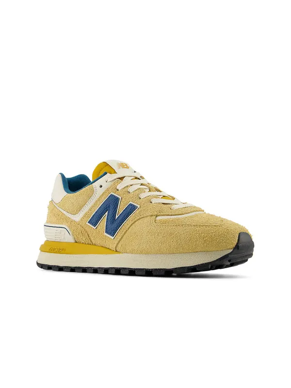 Кроссовки 574 'gold' New Balance — изображение 2 из 4, золотистый/синий