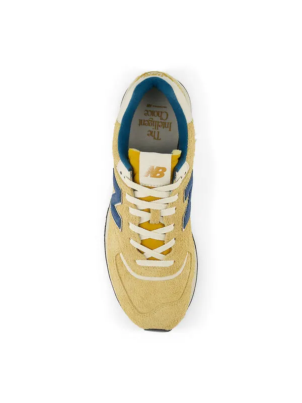Кроссовки 574 'gold' New Balance — изображение 3 из 4, золотистый/синий