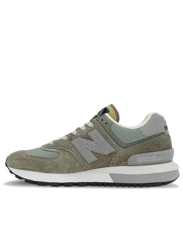 Кроссовки x stone island 574 legacy New Balance — изображение 2 из 4, синий/серый