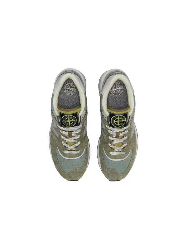 Кроссовки x stone island 574 legacy New Balance — изображение 3 из 4, синий/серый