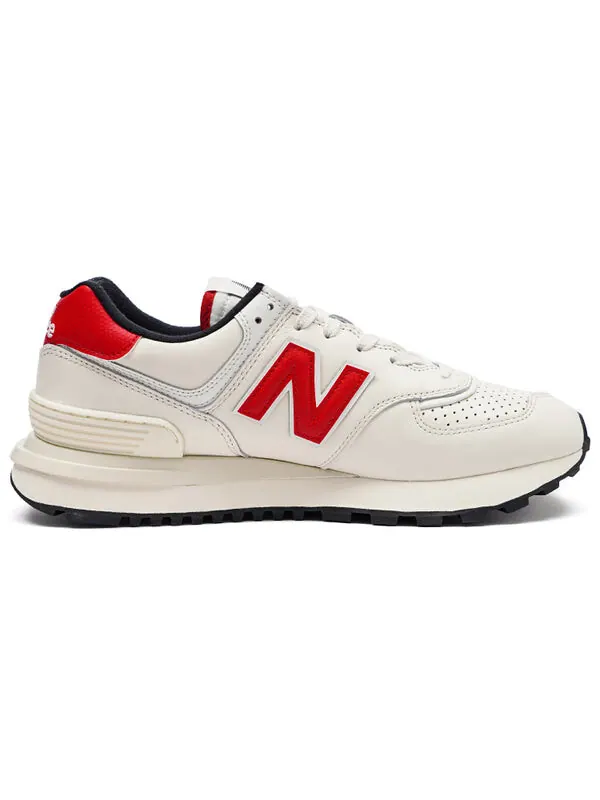 Кроссовки 574 наследие New Balance — изображение 2 из 4, белый/красный