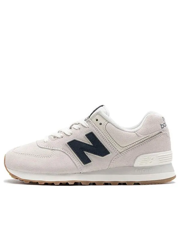 Кроссовки 574 New Balance — изображение 1 из 4, серый/белый/темно-синий