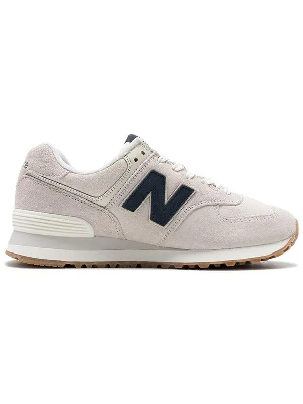 Кроссовки 574 New Balance — изображение 2 из 4, серый/белый/темно-синий