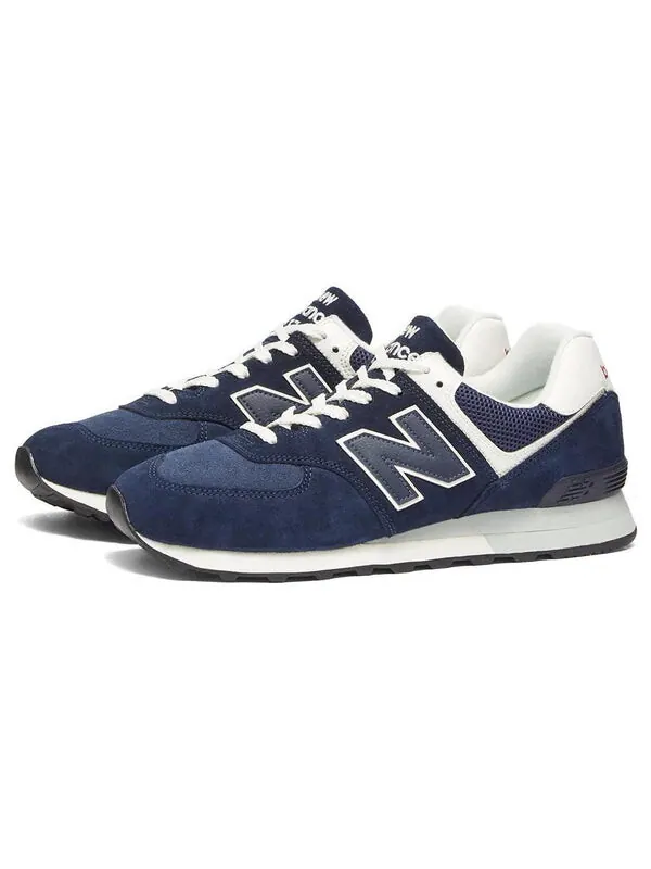 Кроссовки 574 New Balance — изображение 2 из 4, синий/белый