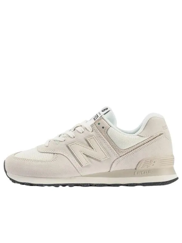 Кроссовки 574 New Balance — изображение 1 из 4, кремовый белый