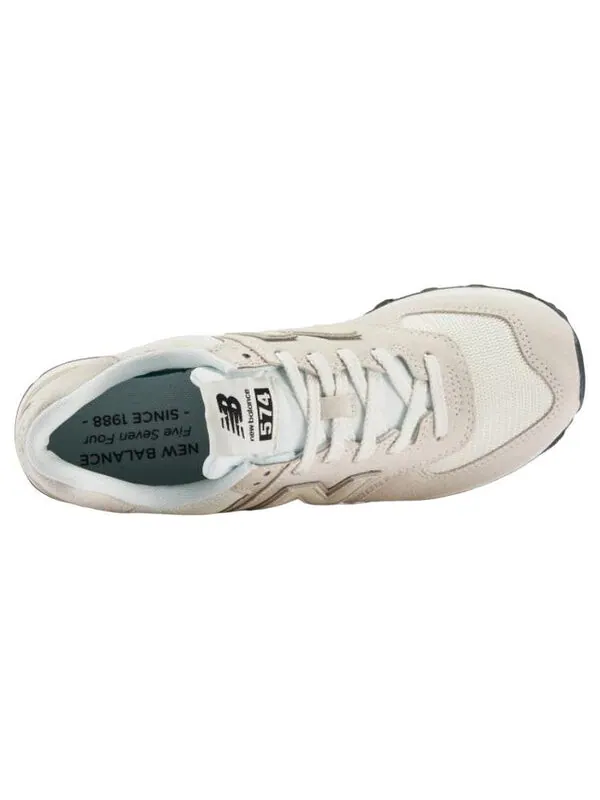 Кроссовки 574 New Balance — изображение 3 из 4, кремовый белый