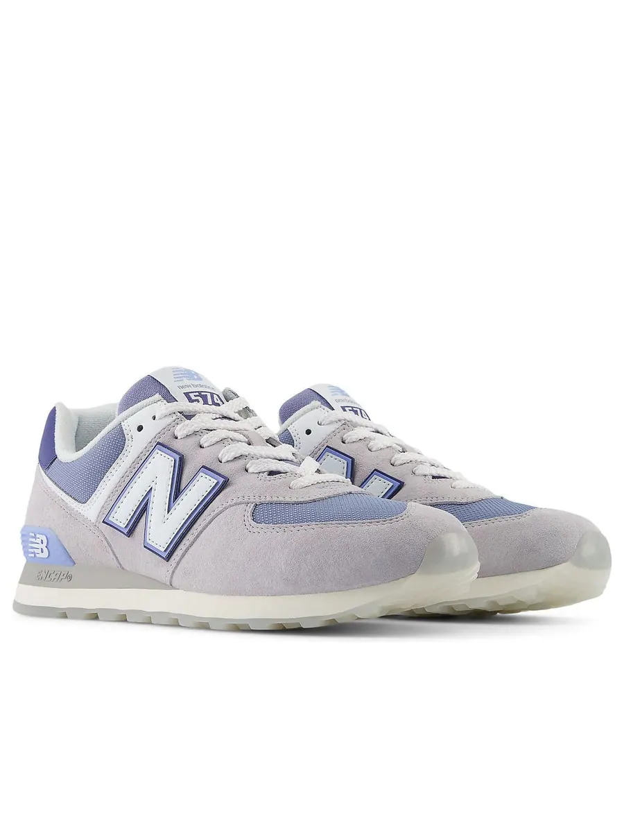 Кроссовки New Balance 574 'Pearl Grey White' — изображение 3 из 6, серый
