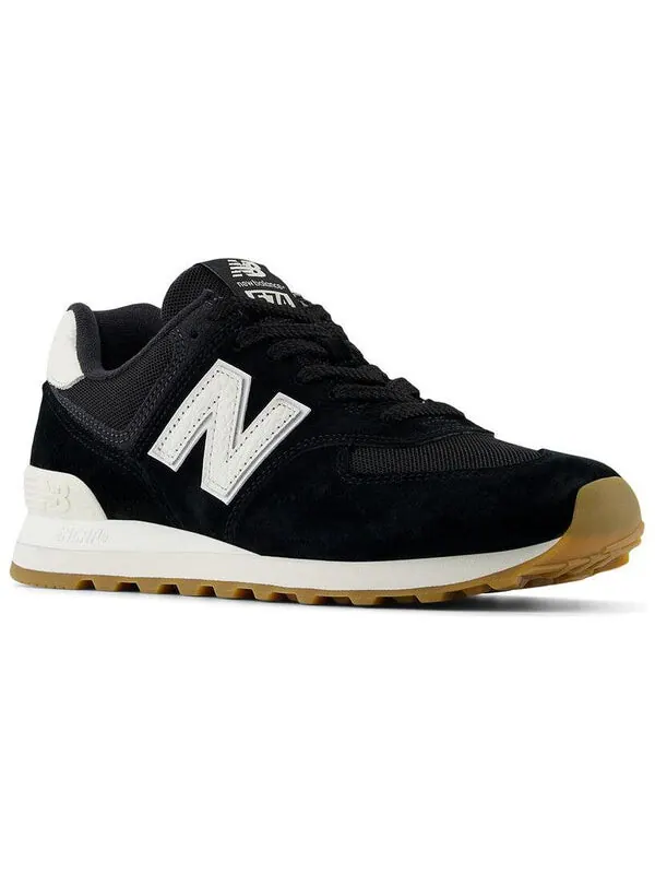 Кроссовки 574 'black white gum' New Balance — изображение 3 из 4, черный/белый