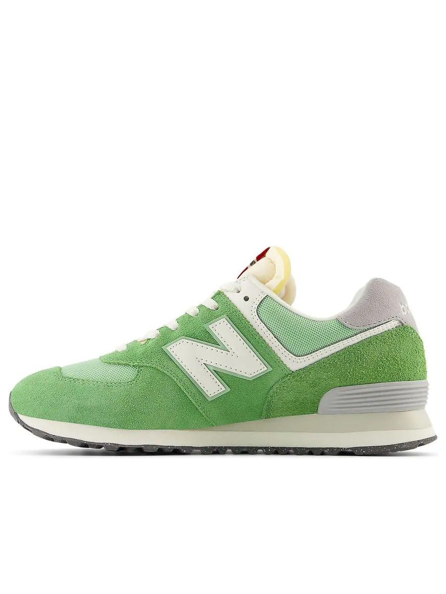 Кроссовки New Balance 574 'Chive Sea Salt' — изображение 2 из 5, зеленый