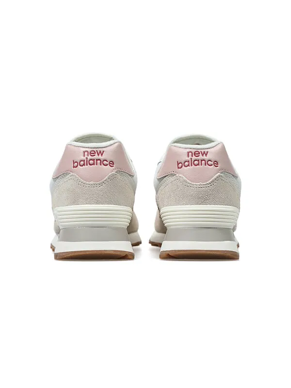 Кроссовки 574 New Balance — изображение 4 из 4, серый/розовый