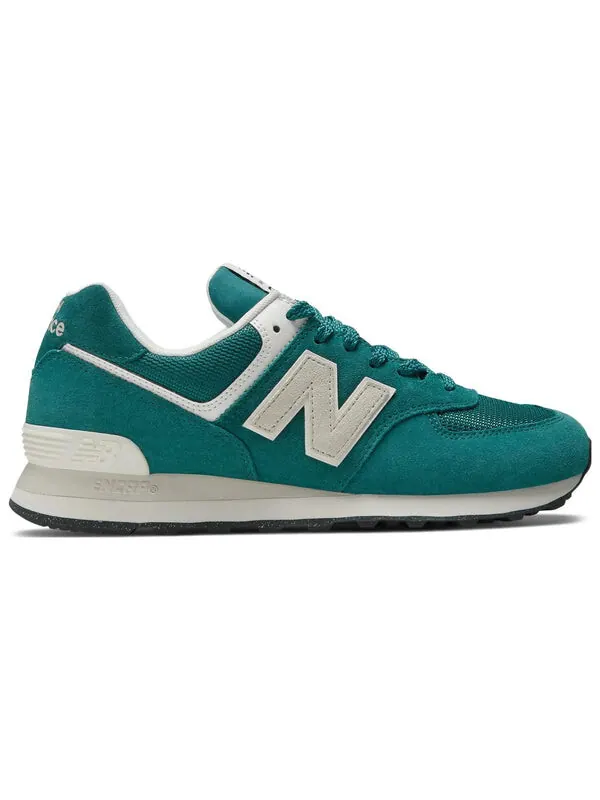 Кроссовки 574 New Balance — изображение 2 из 4, зеленый/серый