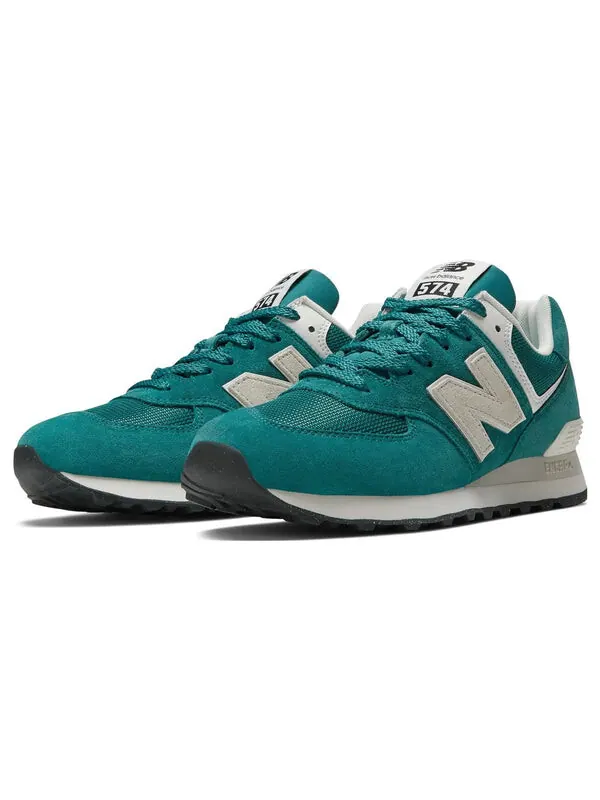 Кроссовки 574 New Balance — изображение 3 из 4, зеленый/серый