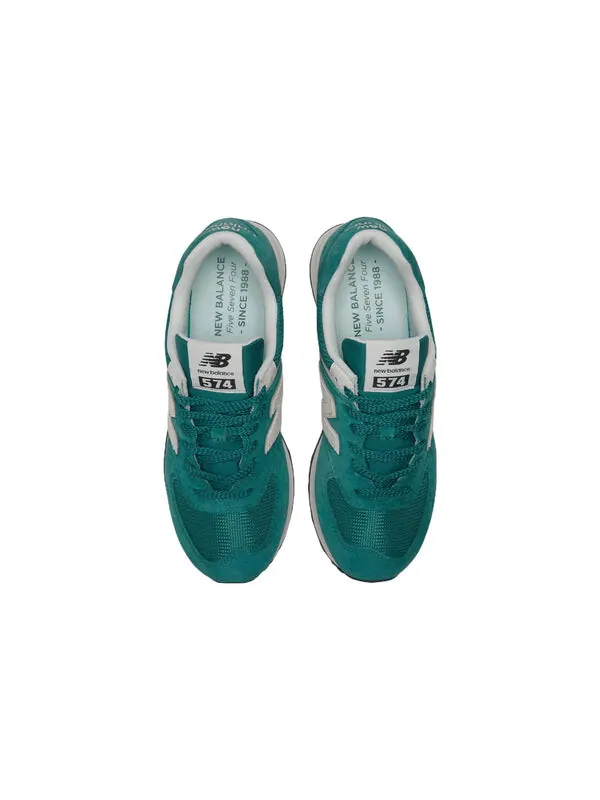 Кроссовки 574 New Balance — изображение 4 из 4, зеленый/серый