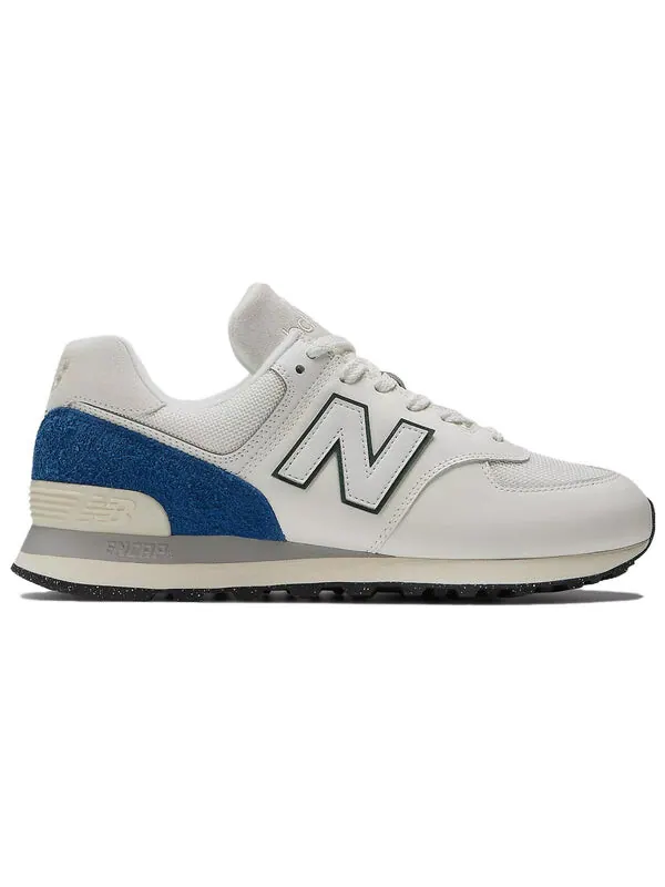 Кроссовки 574 New Balance — изображение 2 из 4, белый/синий/кремовый