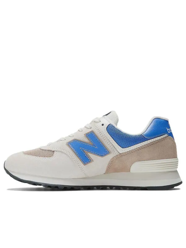 Кроссовки 574 New Balance — изображение 2 из 4, белый/синий