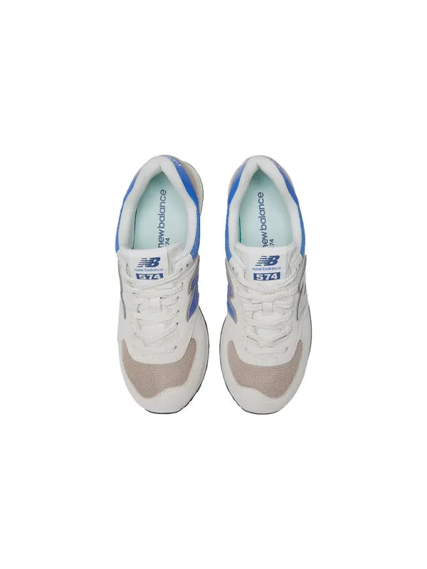 Кроссовки 574 New Balance — изображение 4 из 4, белый/синий