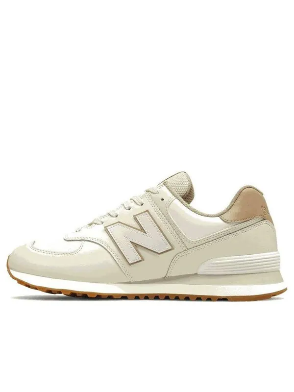 Кроссовки 574 New Balance — изображение 1 из 4, кремовый/белый