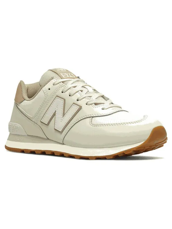 Кроссовки 574 New Balance — изображение 3 из 4, кремовый/белый
