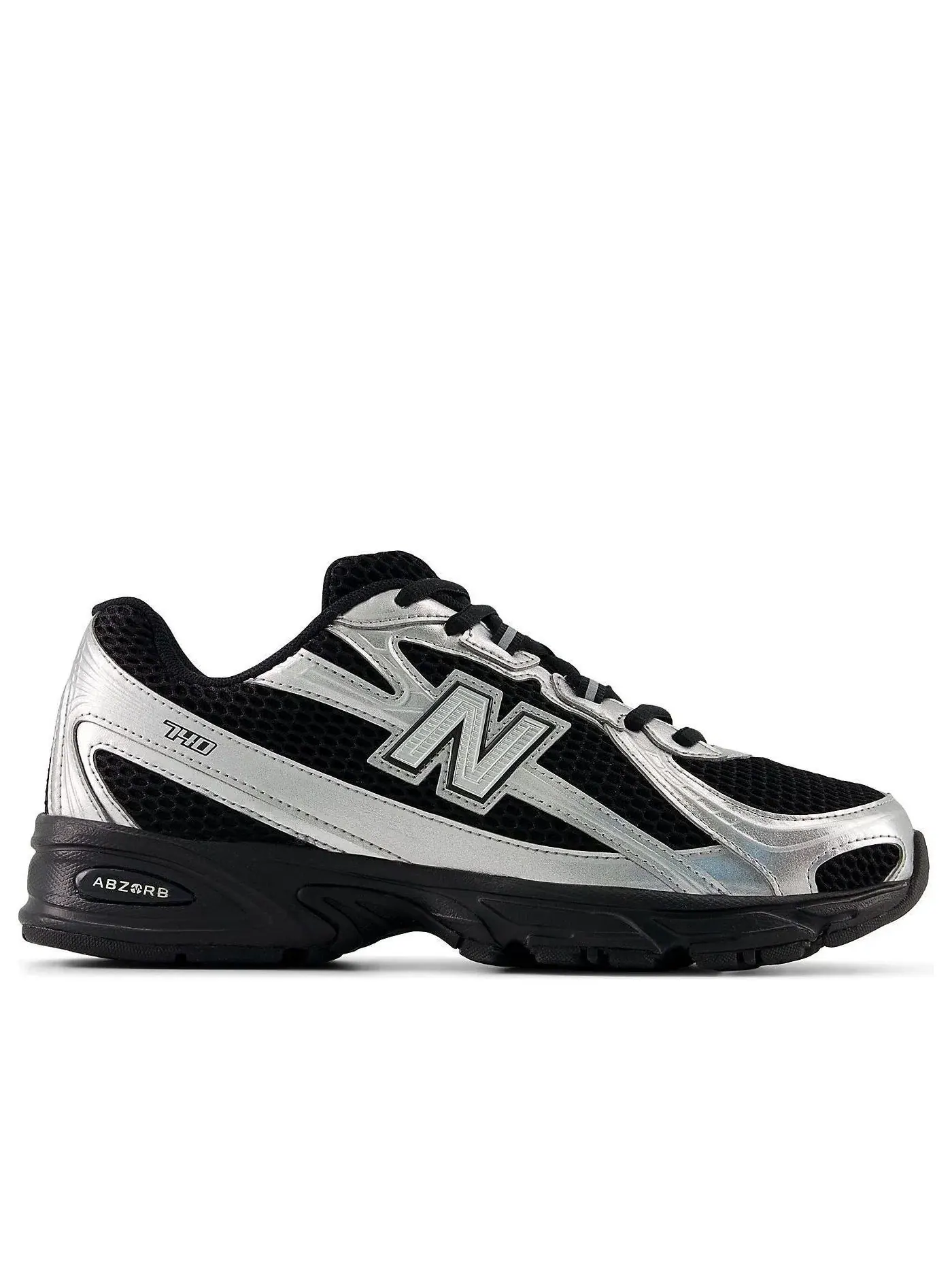 Мужские кроссовки с шнуровкой New Balance 740 — изображение 2 из 5, черный