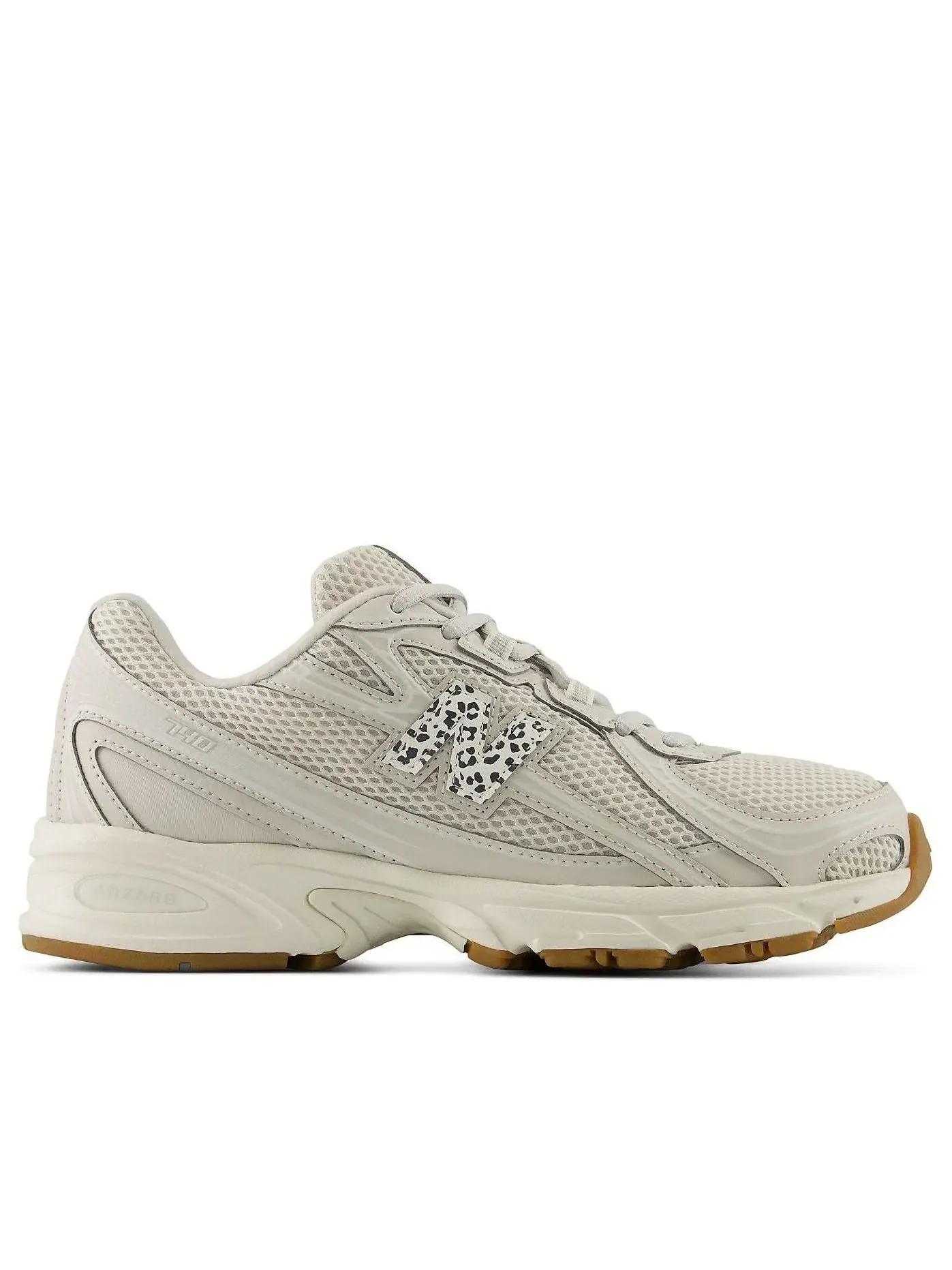 Мужские кроссовки с шнуровкой New Balance 740 Moonbeam Sea Salt — изображение 2 из 6, белый