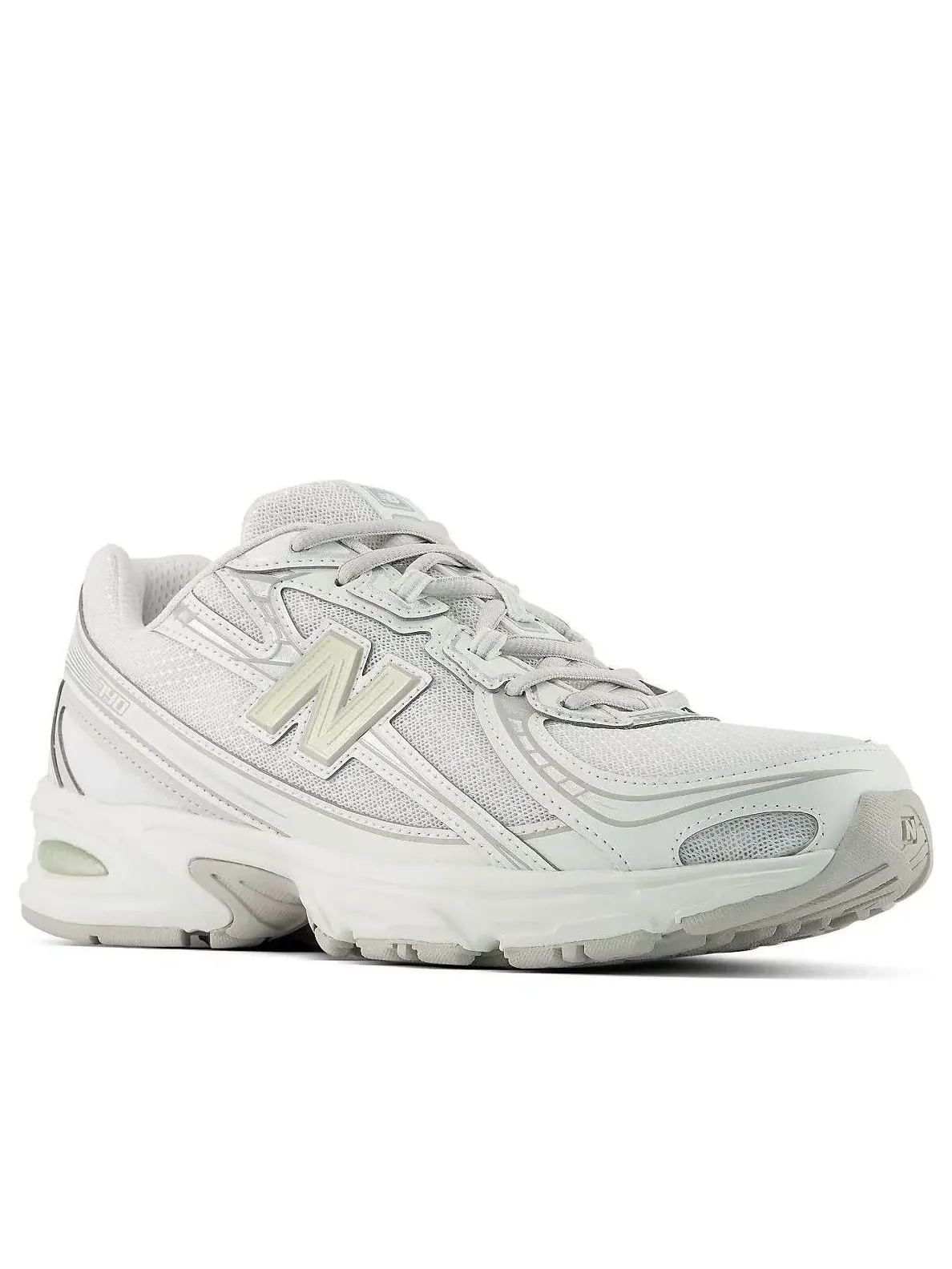 Мужские кроссовки с шнуровкой New Balance 740 White Silver Metallic — изображение 4 из 5, белый
