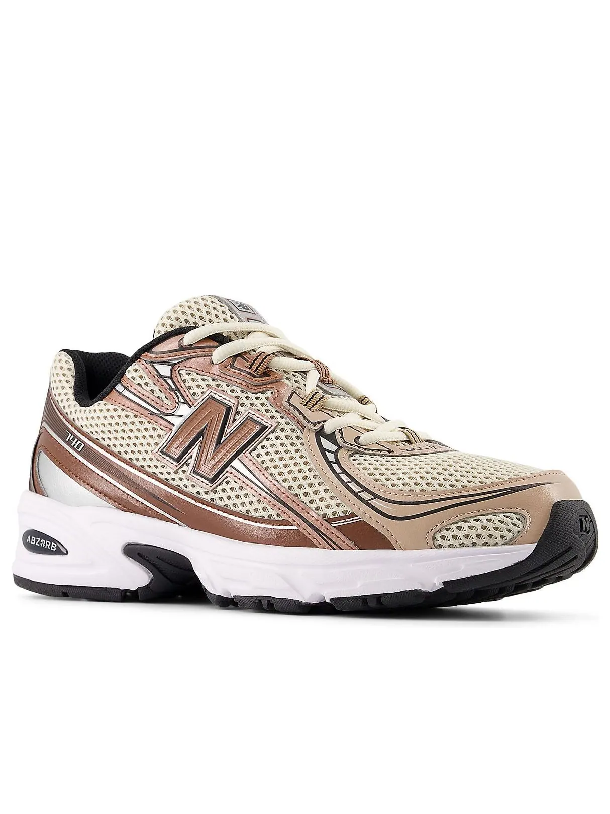 Кроссовки New Balance 740 'Rich Oak Bisque Pecan' — изображение 4 из 5, коричневый