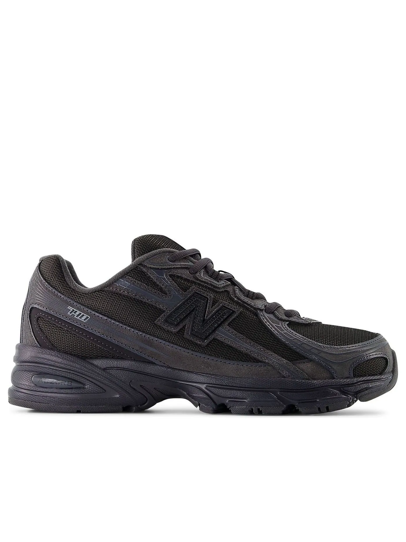 Кроссовки New Balance 740 'Black Cement' — изображение 2 из 5, черный