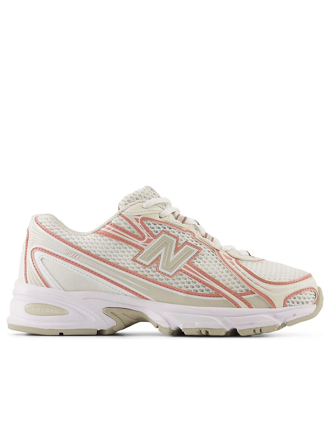 Кроссовки New Balance 740 'Linen Terra Cotta' — изображение 6 из 6, бежевый