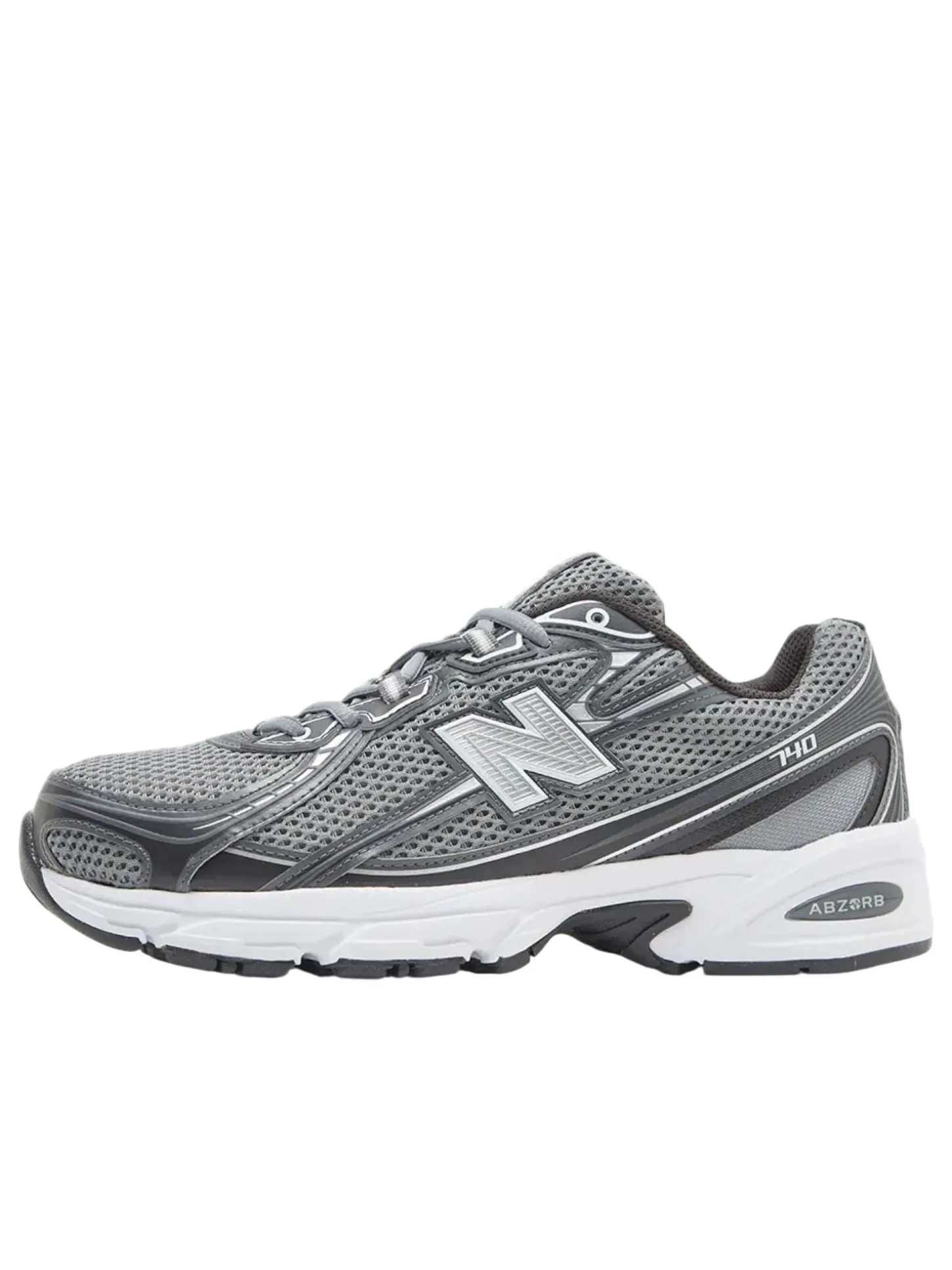 Кроссовки New Balance 740 'Slate Grey Black Cement' — изображение 1 из 4, серый/черный