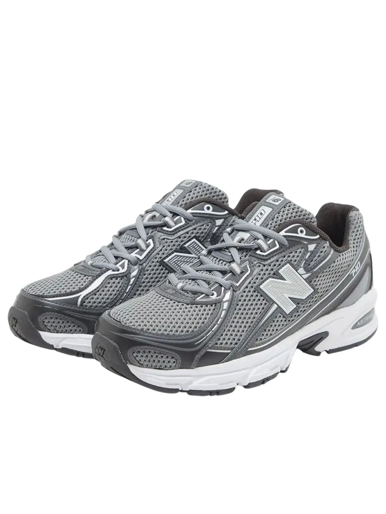 Кроссовки New Balance 740 'Slate Grey Black Cement' — изображение 2 из 4, серый/черный
