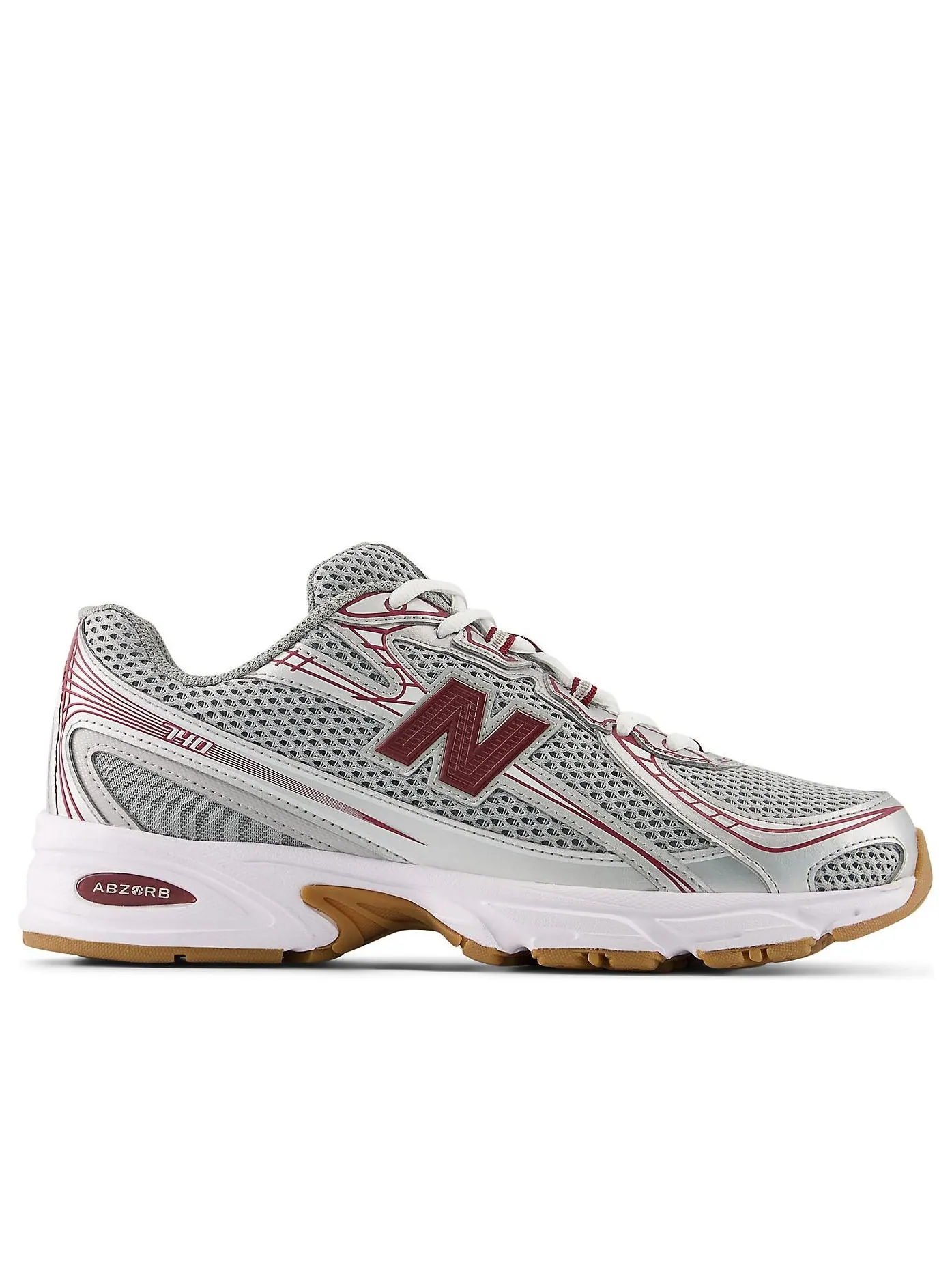 Кроссовки New Balance 740v2 'Monarch Wine' — изображение 2 из 5, серый