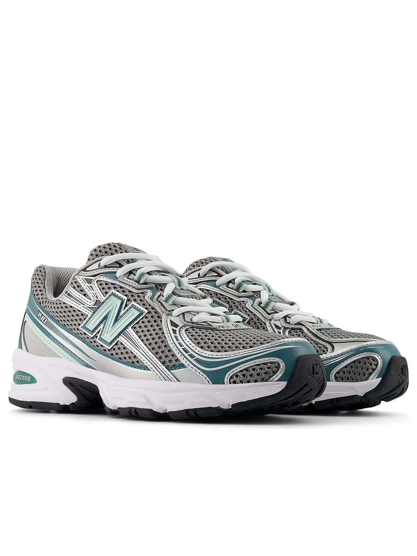 Кроссовки New Balance 740v2 'Silver Metallic New Spruce' — изображение 3 из 6, серебристый металлик