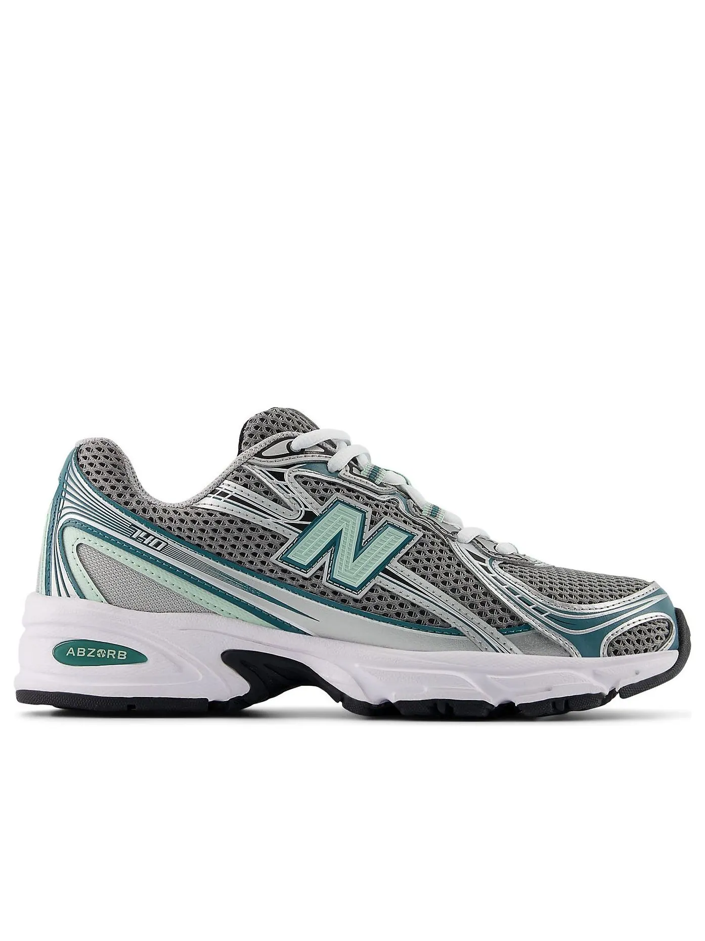 Кроссовки New Balance 740v2 'Silver Metallic New Spruce' — изображение 6 из 6, серебристый металлик