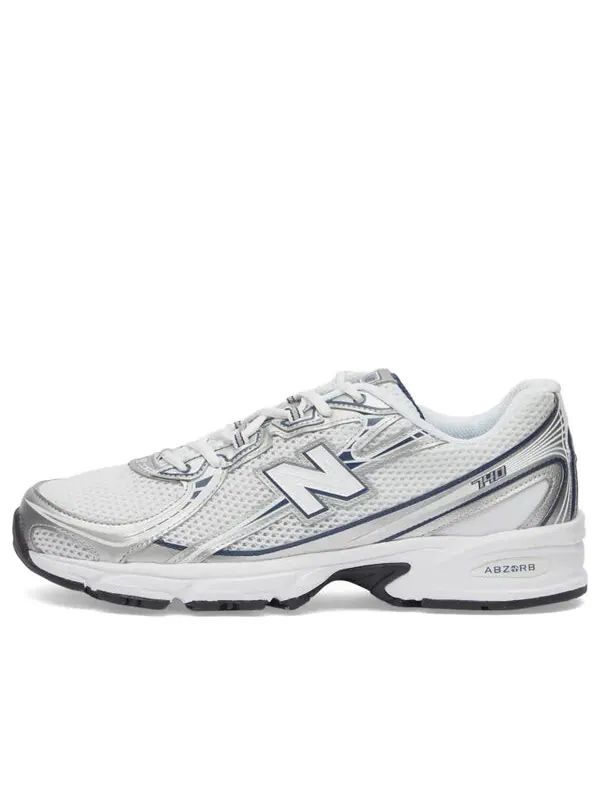 Кроссовки 740 'white shadow grey navy' New Balance — изображение 1 из 3, белый/серый