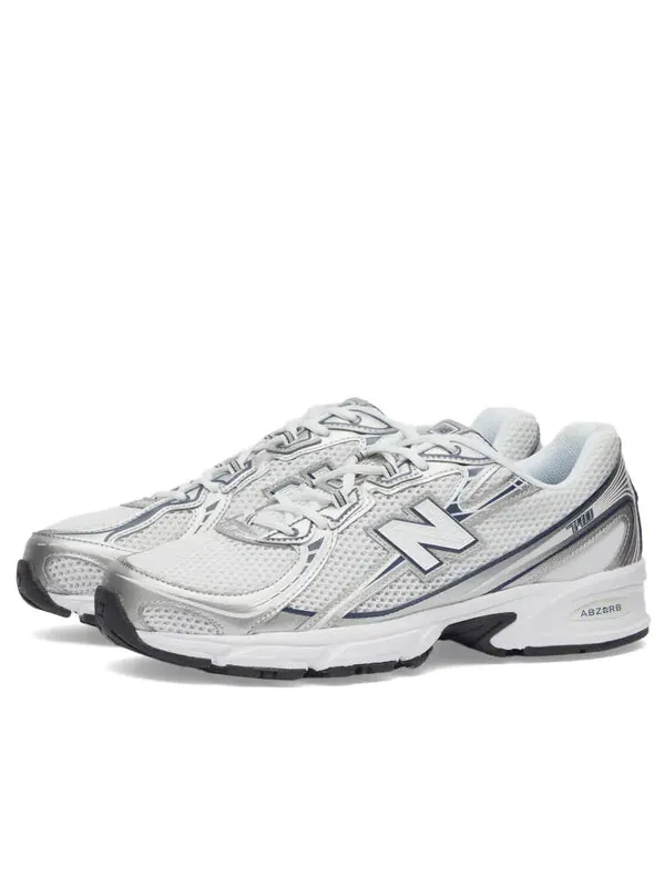 Кроссовки 740 'white shadow grey navy' New Balance — изображение 2 из 3, белый/серый