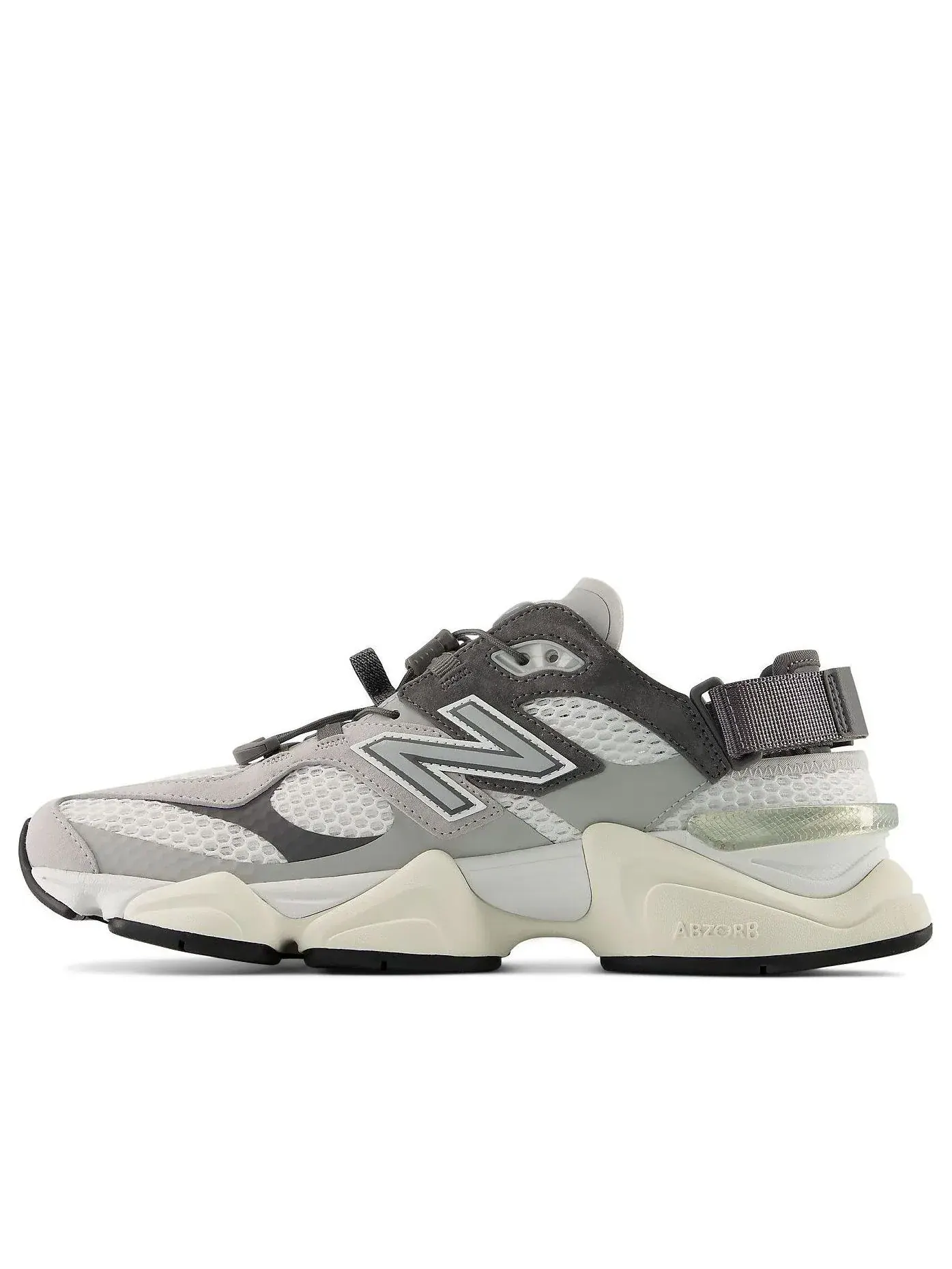 Мужские кроссовки с шнуровкой New Balance 9060 Raincloud Castlerock — изображение 1 из 6, серый