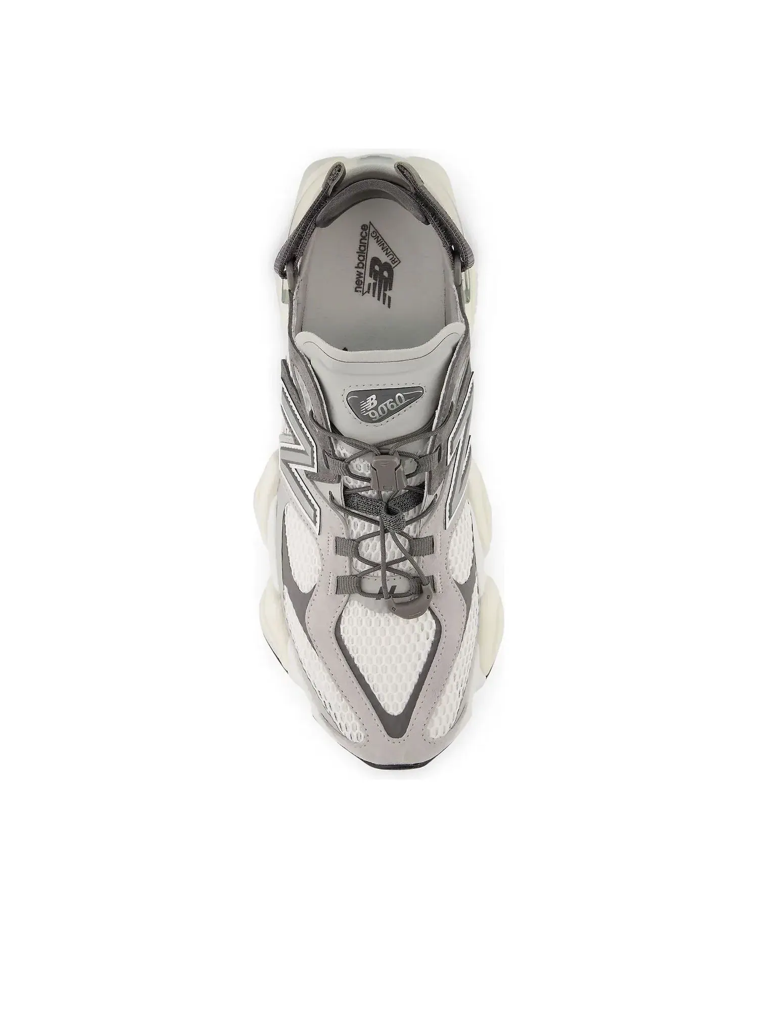 Мужские кроссовки с шнуровкой New Balance 9060 Raincloud Castlerock — изображение 3 из 6, серый