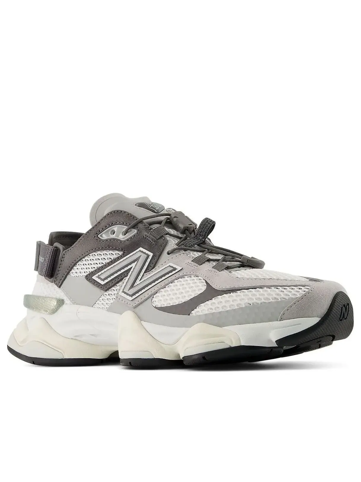 Мужские кроссовки с шнуровкой New Balance 9060 Raincloud Castlerock — изображение 4 из 6, серый